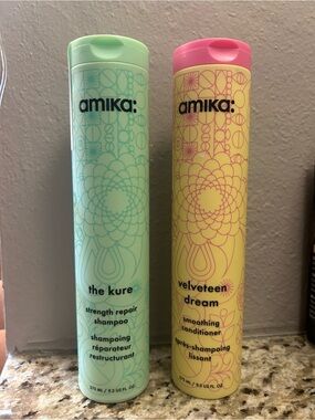 amika Bundle - The Kure Strength Repair Shampoo & Velveteen Dream Conditioner